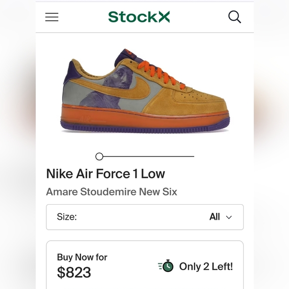 Rare Vintage 2006 Nike AF1 Low Amare 'New Six' 11½ - Picture 12 of 13